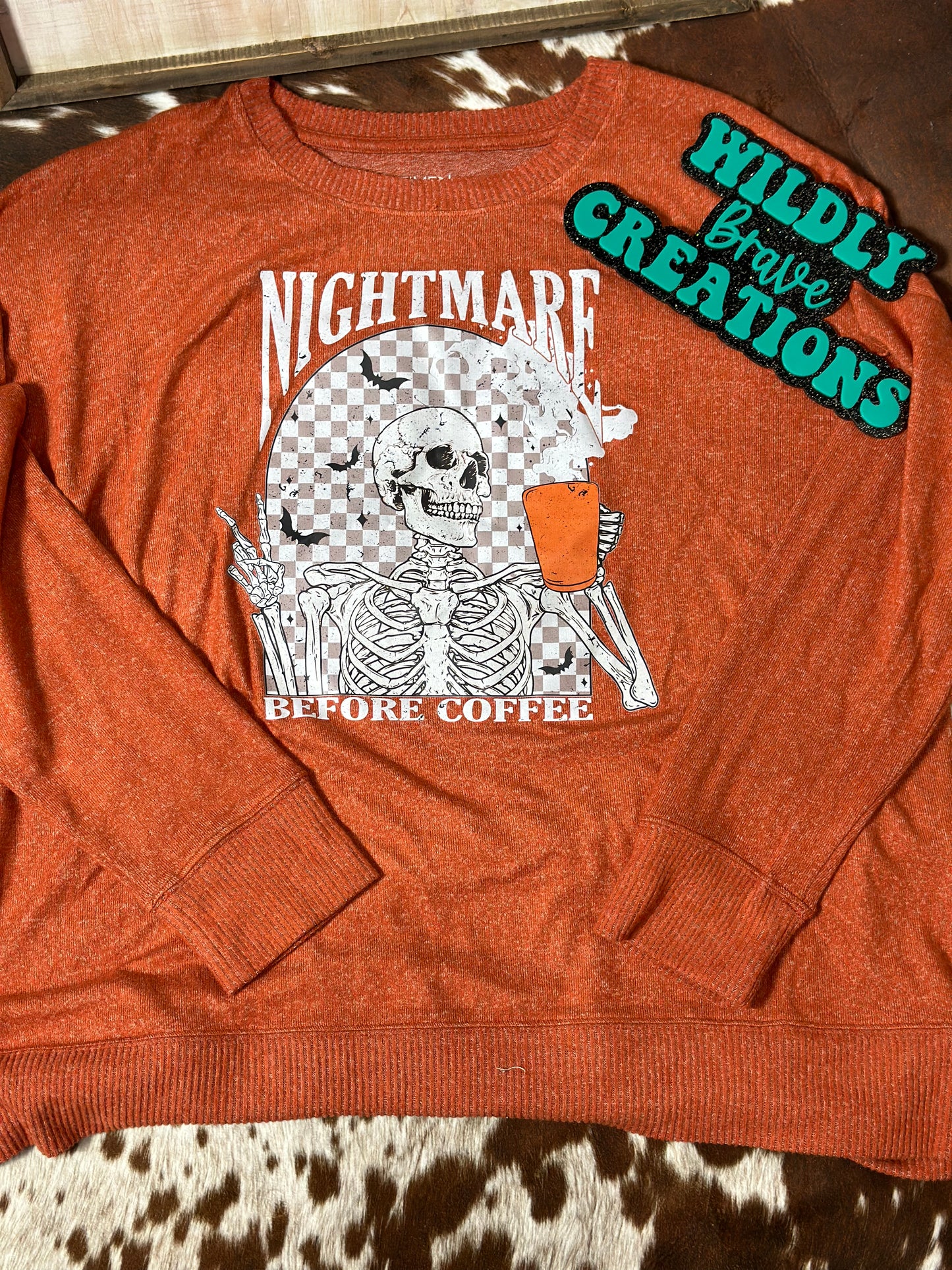Nightmare Before Coffee Crewneck