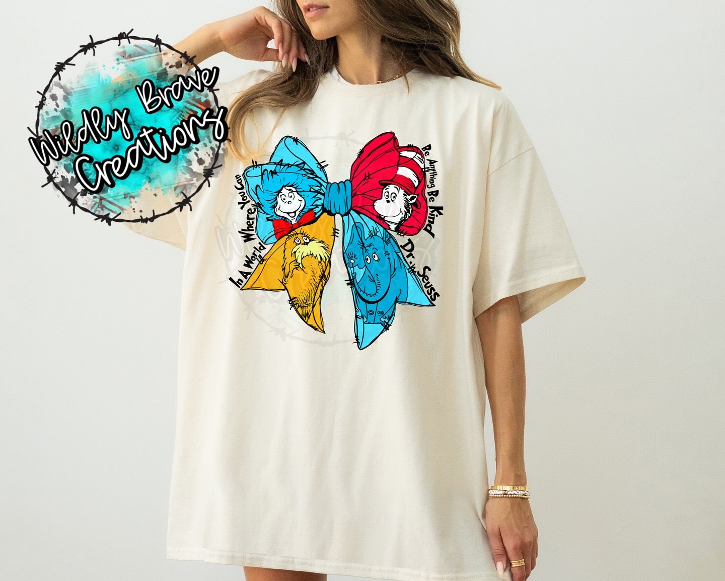 YOUTH Dr. Seuss Bow T-shirt.