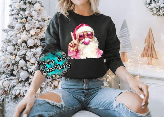 Santa Peace Crewneck