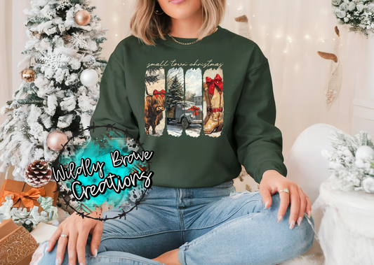 Small Town Christmas Crewneck