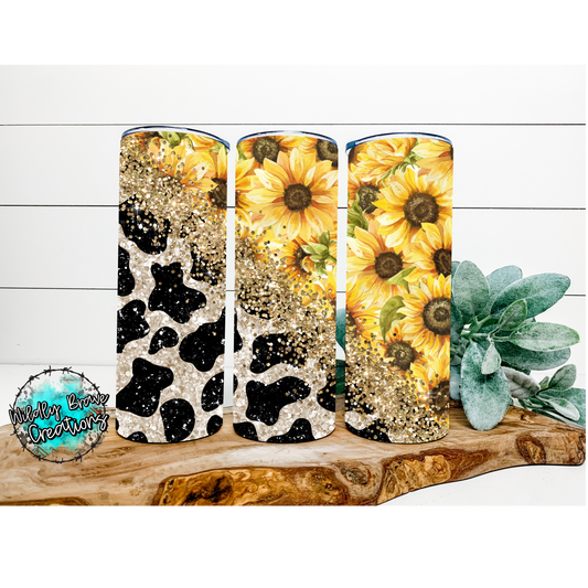 Leopard And Sunflower Drinkware